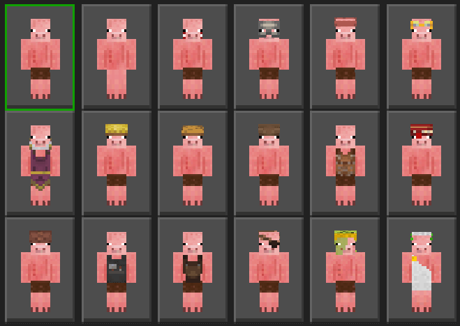 Pigman Classic Skin Pack: Skins Screenshot