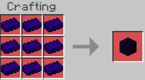 Craft Recipe for Astral Block