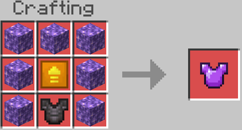 Craft Recipe for Amethyst Chestplate