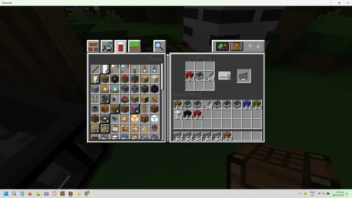 Crafting Recipe of Shopping Cart