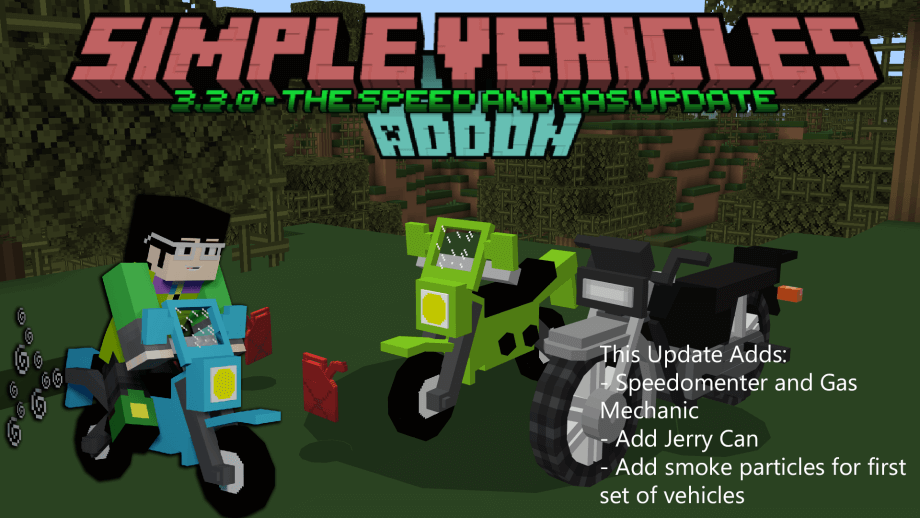 Thumbnail: Simple Vehicles Addon Version 3.3.0 - The Speed and Gas Update