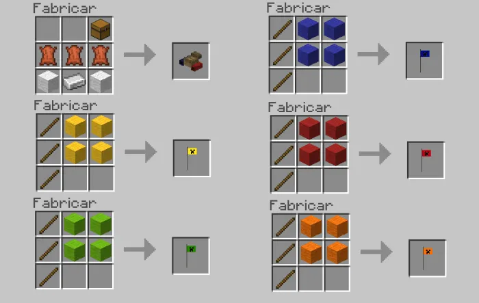 Ostrich Saddle and Flags Recipes