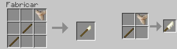 Shark Knife and Shark Spear Recipes