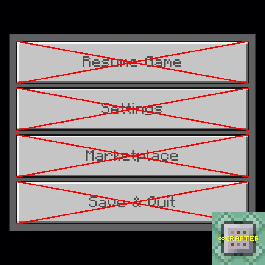 Thumbnail: 8Crafter's Pause Menu Button Remover