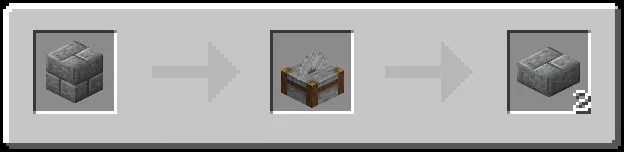 Andesite Bricks Slabs Recipe (Variant 4)