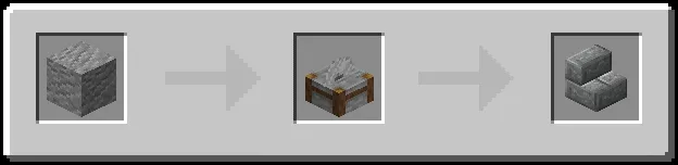 Andesite Bricks Stairs Recipe (Variant 2)