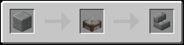 Andesite Bricks Stairs Recipe (Variant 3)