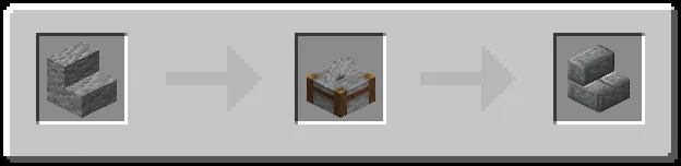 Andesite Bricks Stairs Recipe (Variant 5)