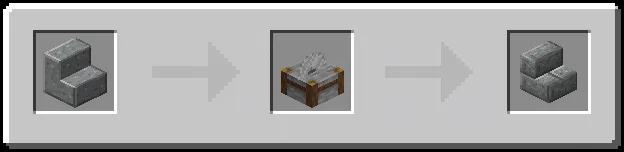Andesite Bricks Stairs Recipe (Variant 6)