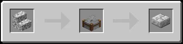 Diorite Bricks Slabs Recipe (Variant 5)