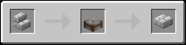 Diorite Bricks Slabs Recipe (Variant 7)