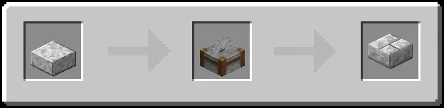 Diorite Bricks Slabs Recipe (Variant 9)