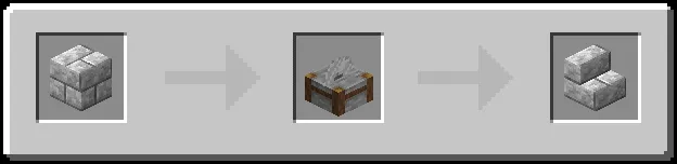 Diorite Bricks Stairs Recipe (Variant 4)