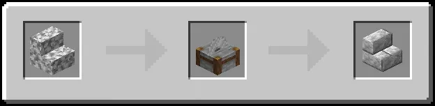 Diorite Bricks Stairs Recipe (Variant 5)