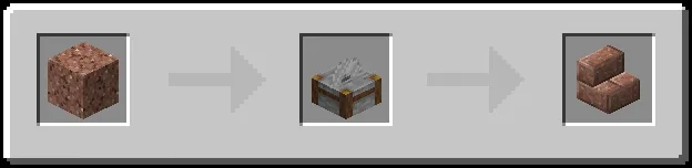 Granite Bricks Stairs Recipe (Variant 2)