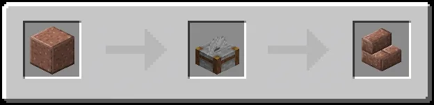 Granite Bricks Stairs Recipe (Variant 3)