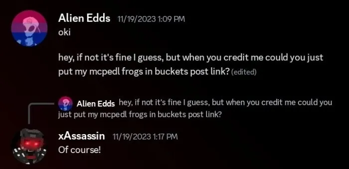 Permission from Alien Edds