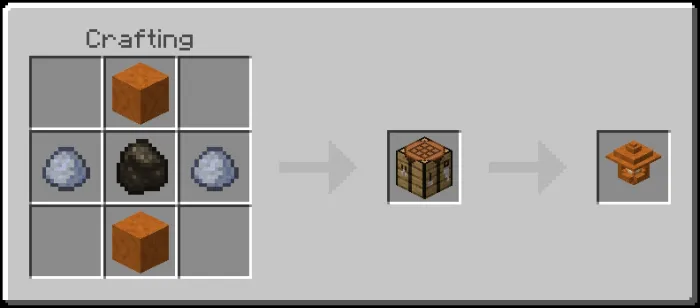 Smooth Red Sandstone Lantern Recipe