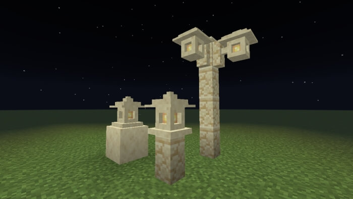 Smooth Sandstone Lanterns