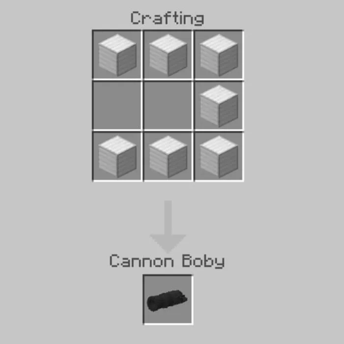 Cannon Body Recipe