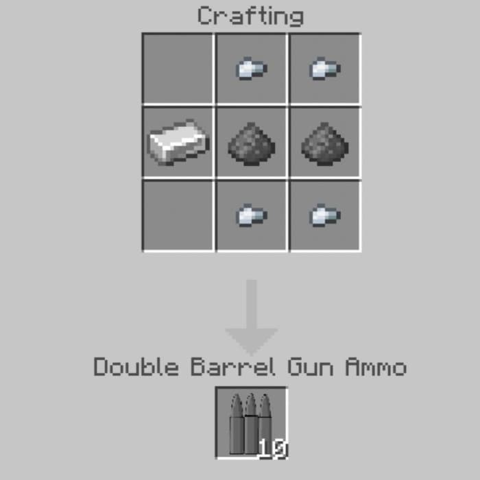 Double Barrel Gun Ammo Recipe