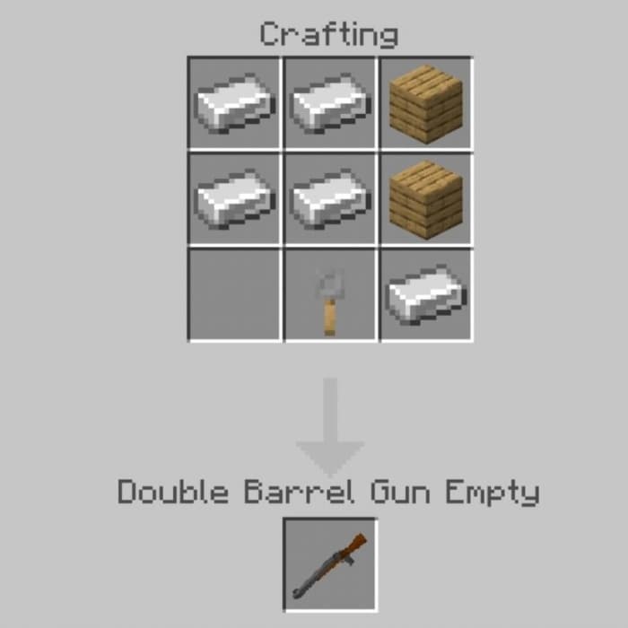 Double Barrel Gun Empty Recipe
