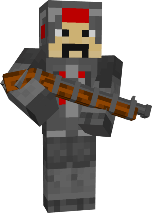 Hostile Soldier with Musket