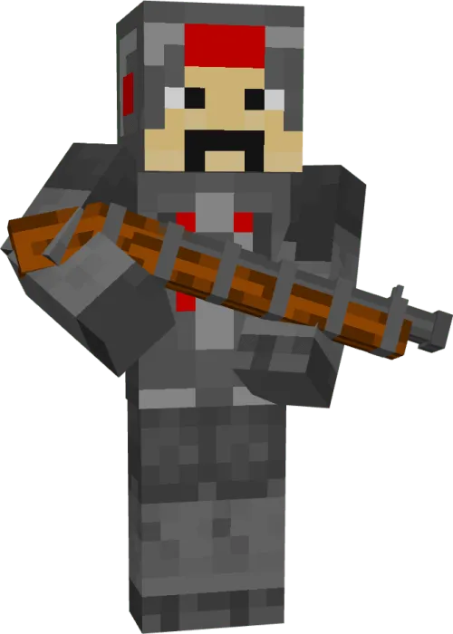 Hostile Soldier with Musket