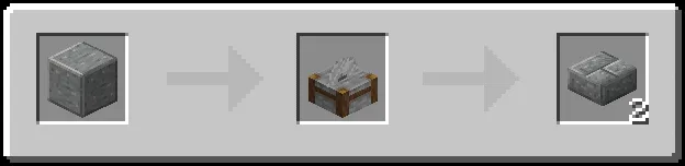 Andesite Bricks Slabs Recipe (Variant 3)