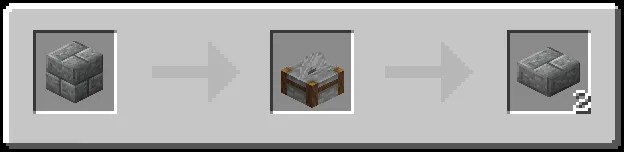 Andesite Bricks Slabs Recipe (Variant 4)