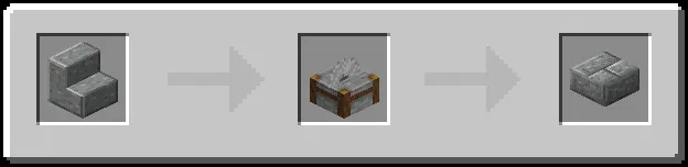 Andesite Bricks Slabs Recipe (Variant 6)