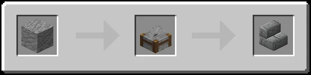 Andesite Bricks Stairs Recipe (Variant 2)