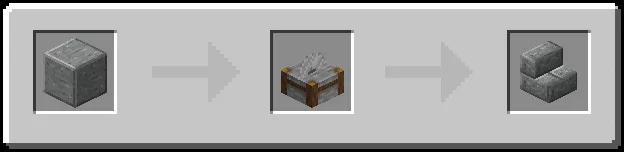 Andesite Bricks Stairs Recipe (Variant 3)