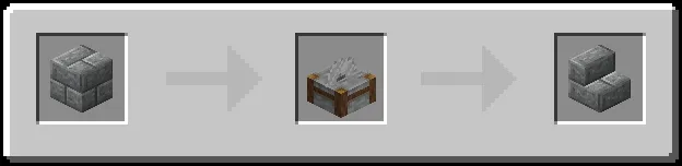 Andesite Bricks Stairs Recipe (Variant 4)