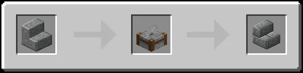 Andesite Bricks Stairs Recipe (Variant 6)