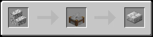 Diorite Bricks Slabs Recipe (Variant 5)