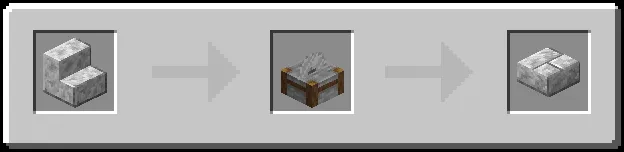Diorite Bricks Slabs Recipe (Variant 6)