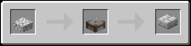 Diorite Bricks Slabs Recipe (Variant 8)