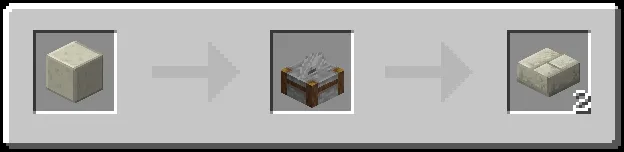 Limestone Bricks Slab Recipe (Variant 3)