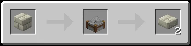 Limestone Bricks Slab Recipe (Variant 4)