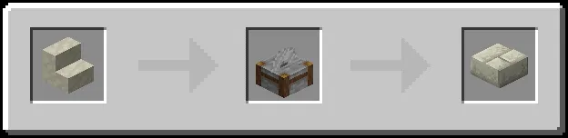 Limestone Bricks Slab Recipe (Variant 5)