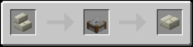 Limestone Bricks Slab Recipe (Variant 7)