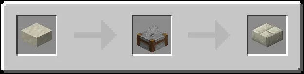 Limestone Bricks Slab Recipe (Variant 8)