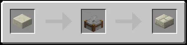 Limestone Bricks Slab Recipe (Variant 9)