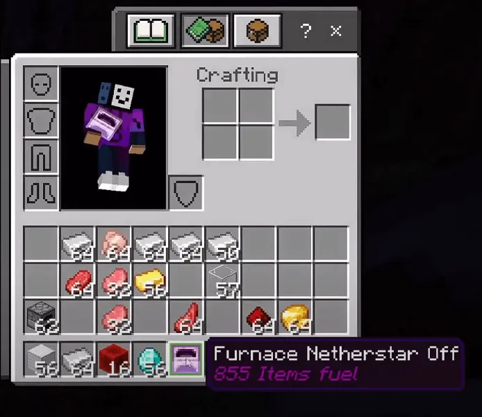 Furnace with Fuel in the Inventory