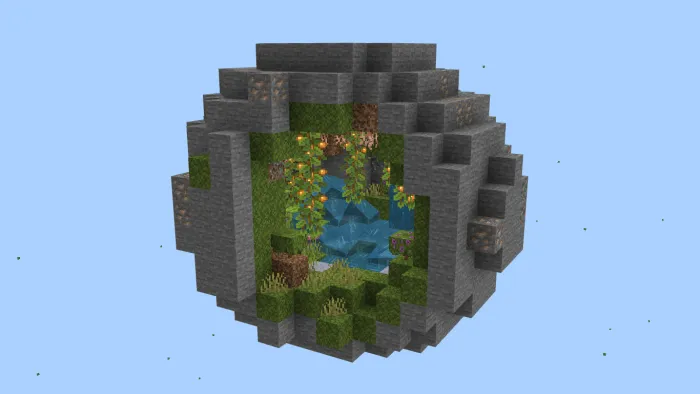 Skyblock: Lush Cave Biome
