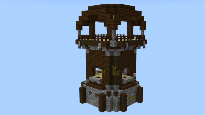 Skyblock: Pillager Outpost Structure