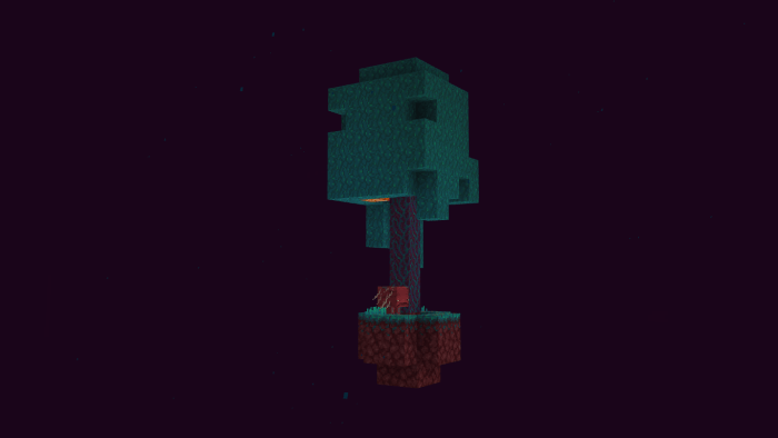 Skyblock: Warped Forest Biome