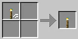 Normal Torch Recipe from Throwable Torch