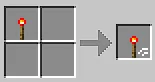 Redstone Throwable Torch Recipe